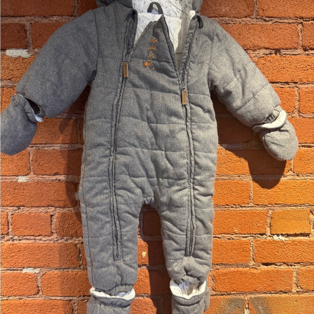 Cadet Rousselle Baby Snowsuit with Hood